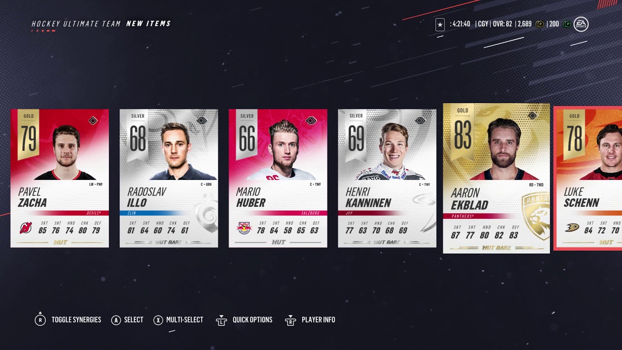 NHL 19 HUT pack opening!!! Sweet pulls!