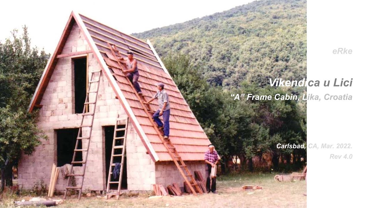 A Frame Cabin, Krbavsko Polje, debelo Brdo
