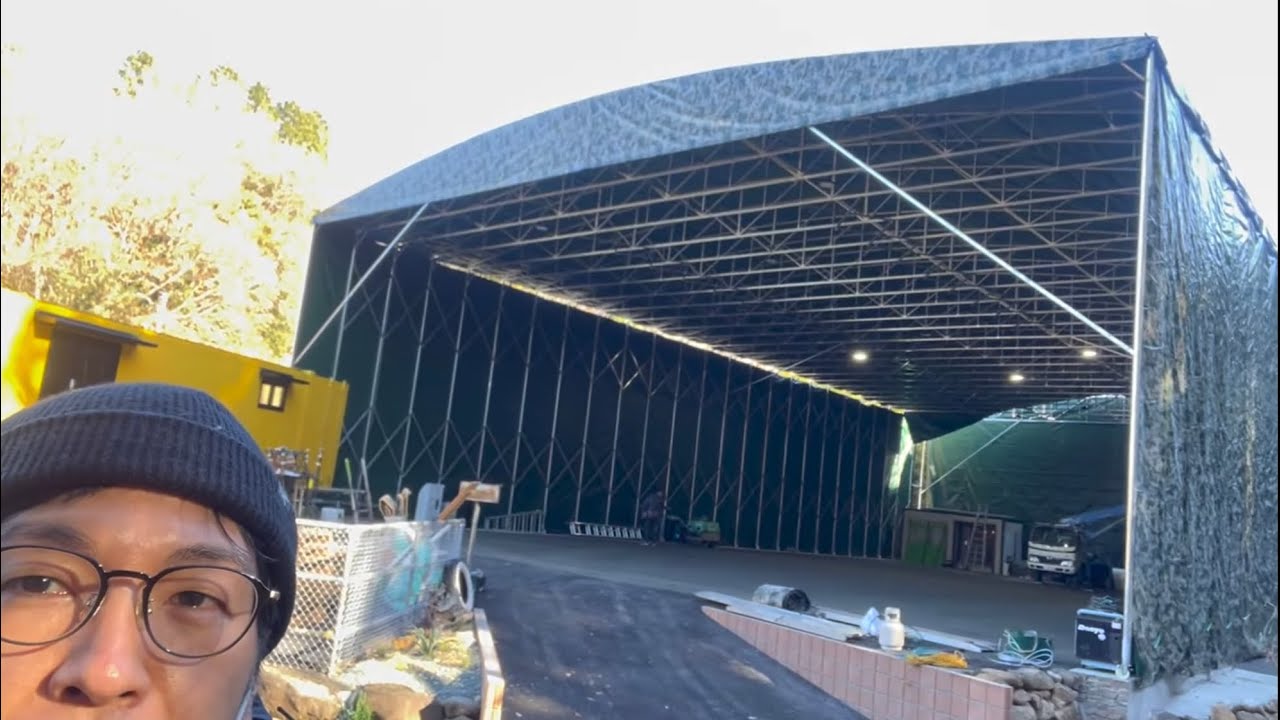 Ｂリーガーが引退して体育館建てたからお手伝いしてきました。
