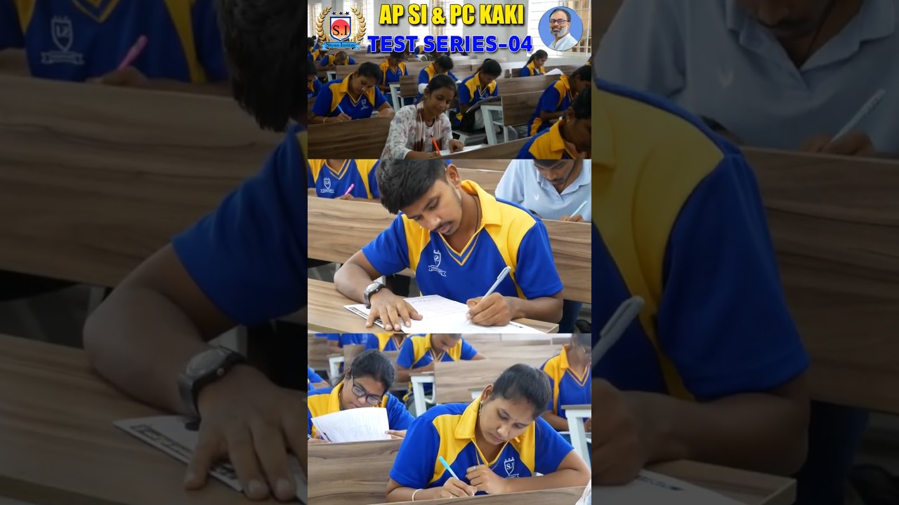 AP SI & PC KAKI TEST SERIES-04... #shyaminstitute