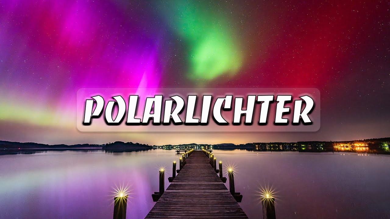 Magische Polarlichter Fotografie in Bayern -  war zu krass