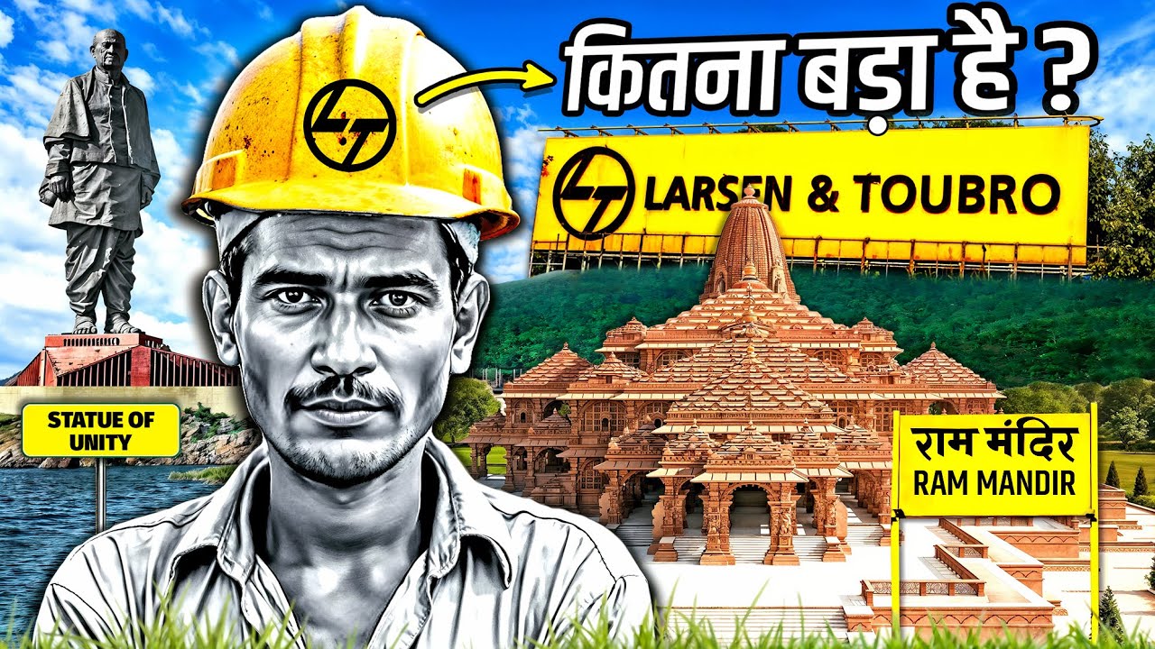 How BIG is L&T? 🔥 Larsen and Toubro | History | Business Empire | A. M. Naik | Live Hindi