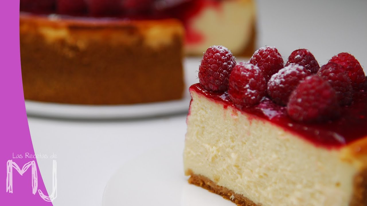 New York Cheesecake con frambuesas