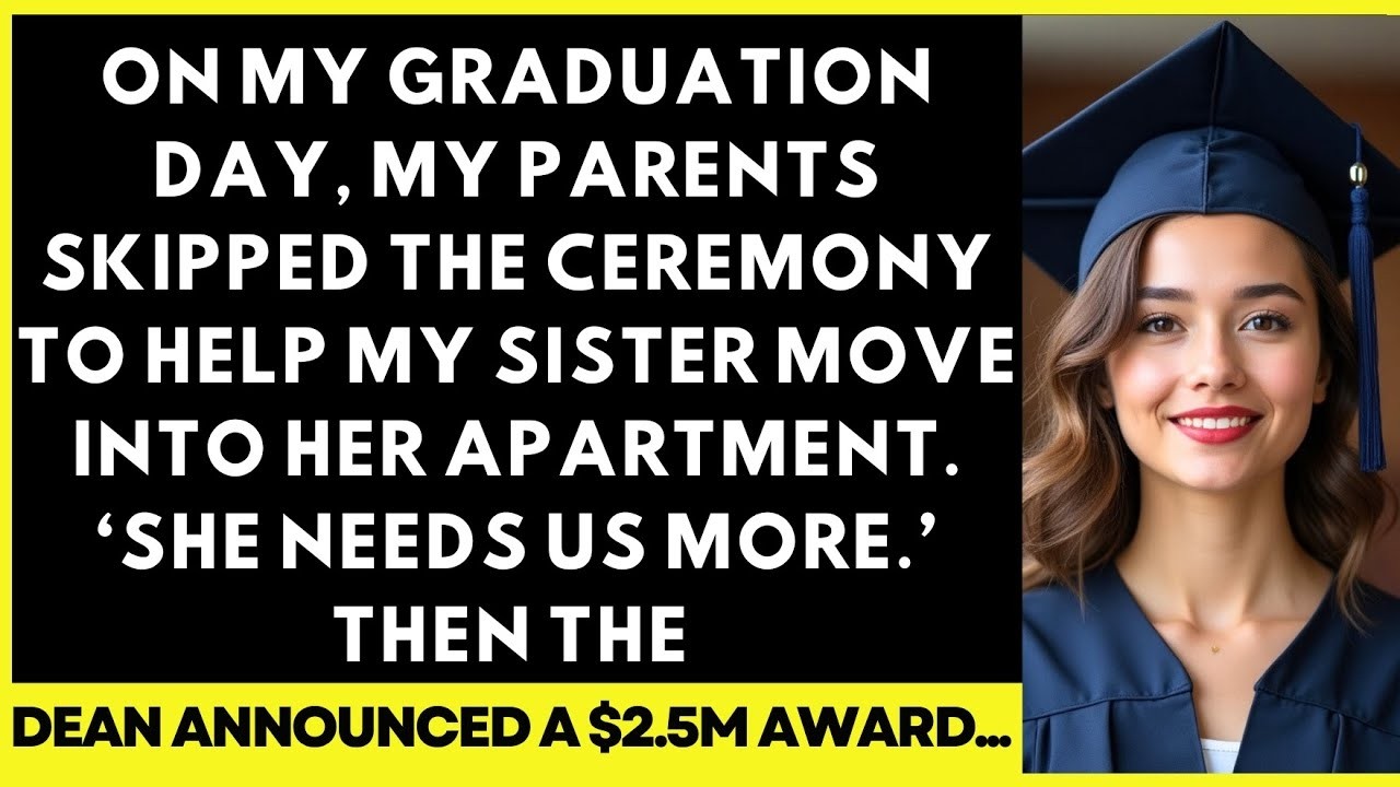 On My Graduation Day, My Parents Skipped the Ceremony to Help My Sister Move Into Her Apartment...