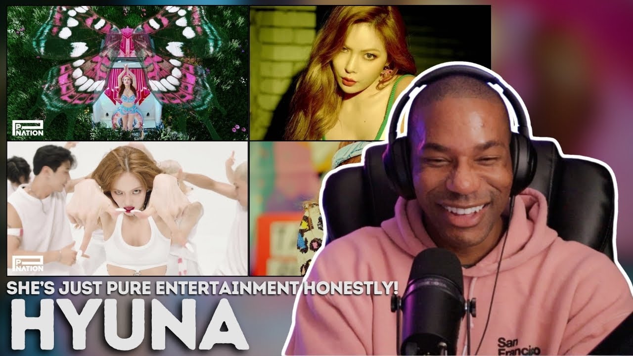 HYUNA | 'Ice Cream', 'How's This?', 'Good Girl', 'Nabillera' MV REACTION | Pure entertainment!!