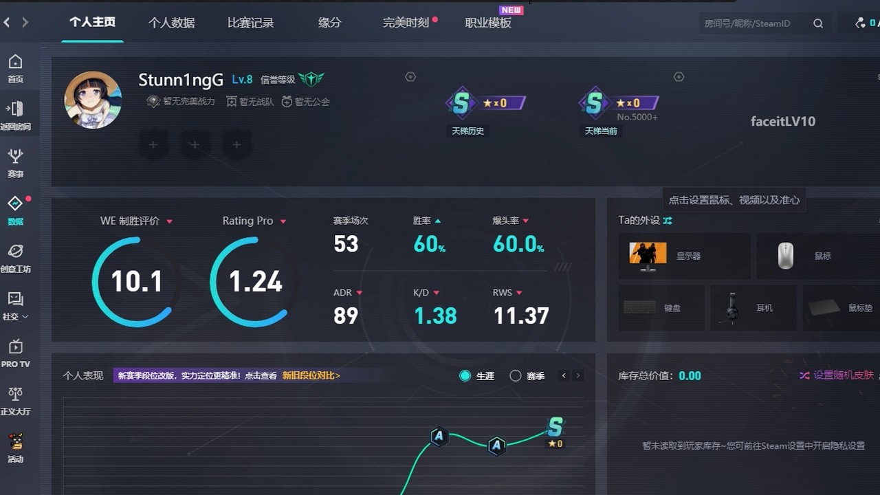 上賽季完美單排S普通人的一些片段