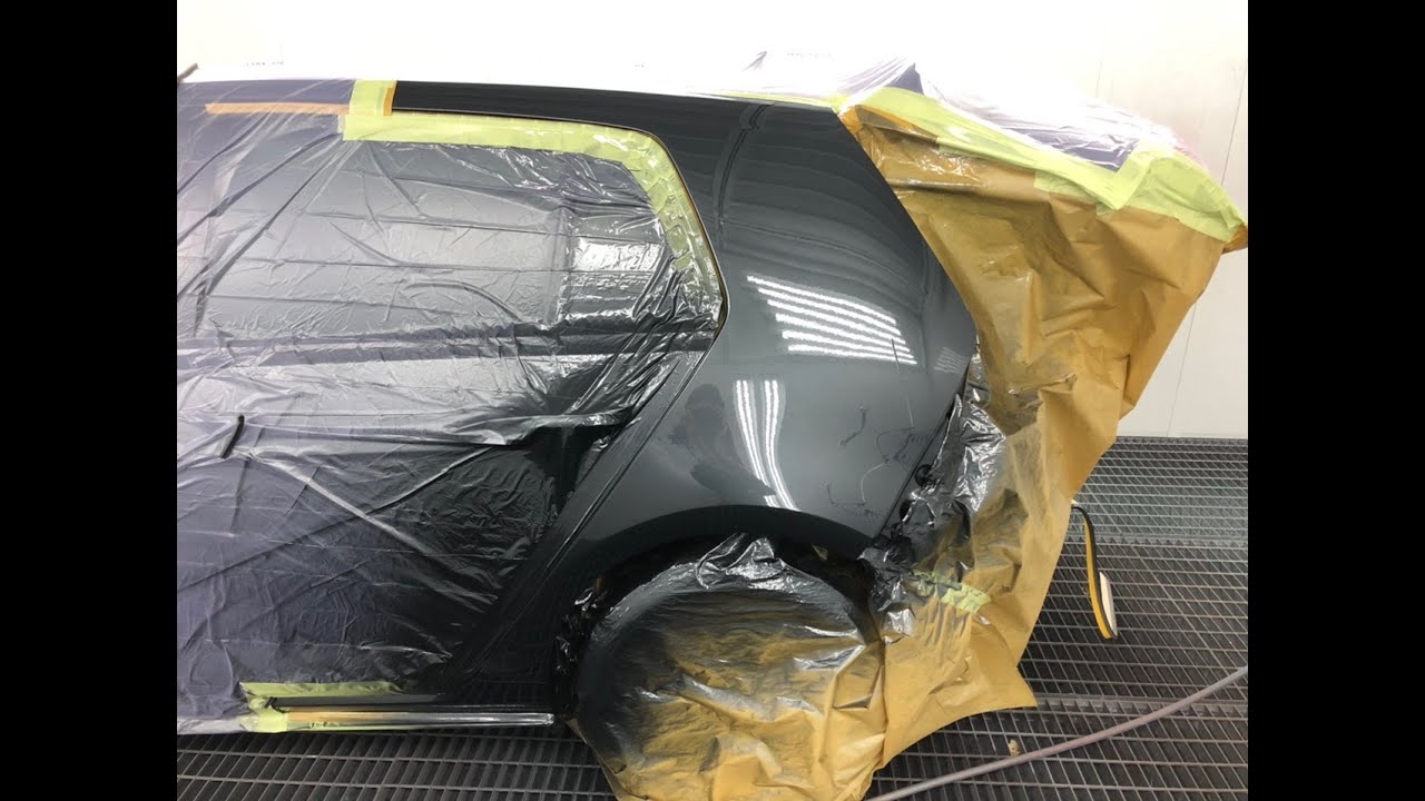 Carpainting | Golf GTE | Sprayguns Devilbiss DV1 + Sata 5500 | Rust repair.