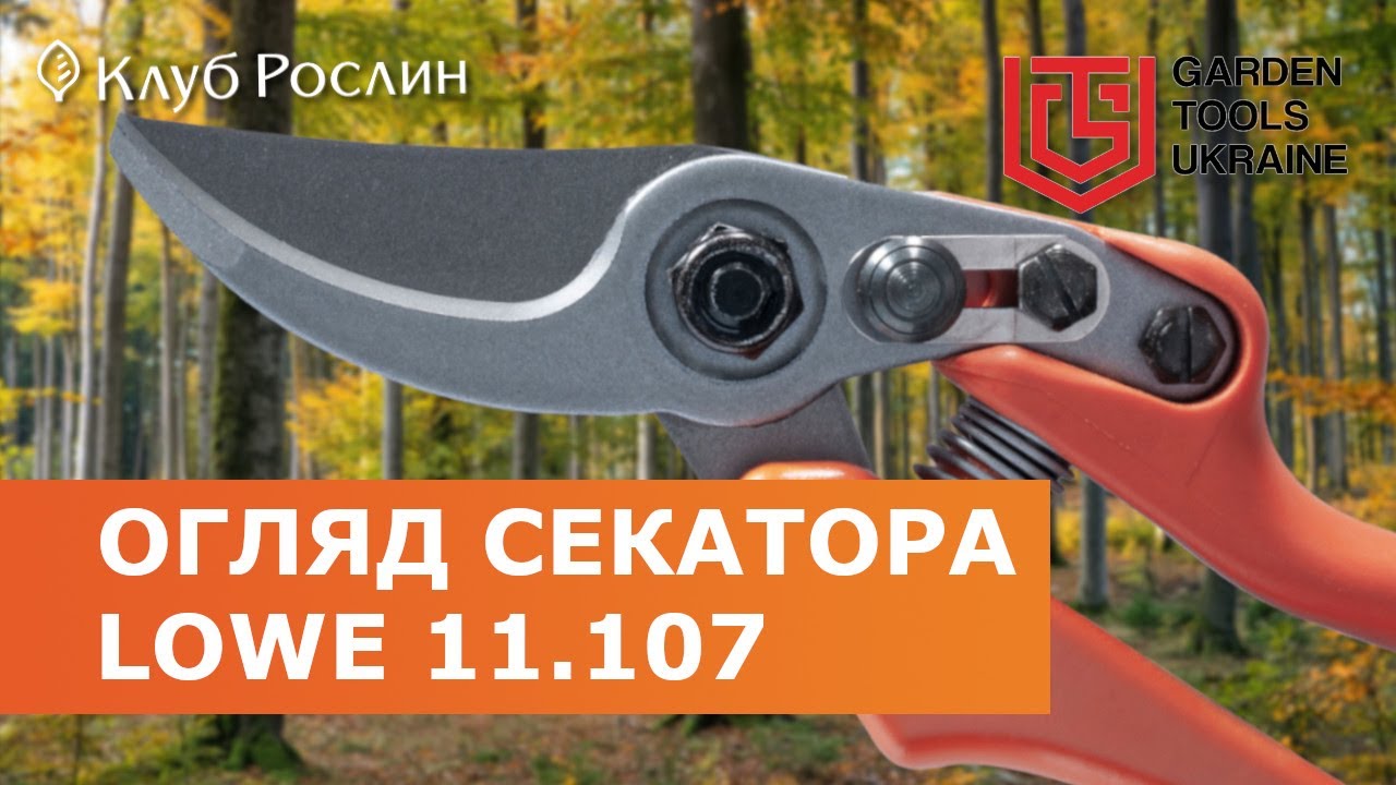 Секатор LOWE 11.107 – упрощенная модель со стандартной ручкой (Германия)