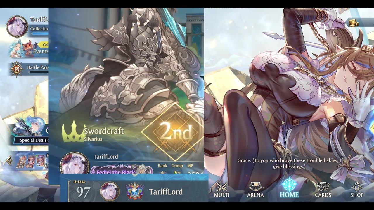 Список 100 лучших колод для мечников Skybound Dragons из Shadowverse с участием Dogged One Seofon...