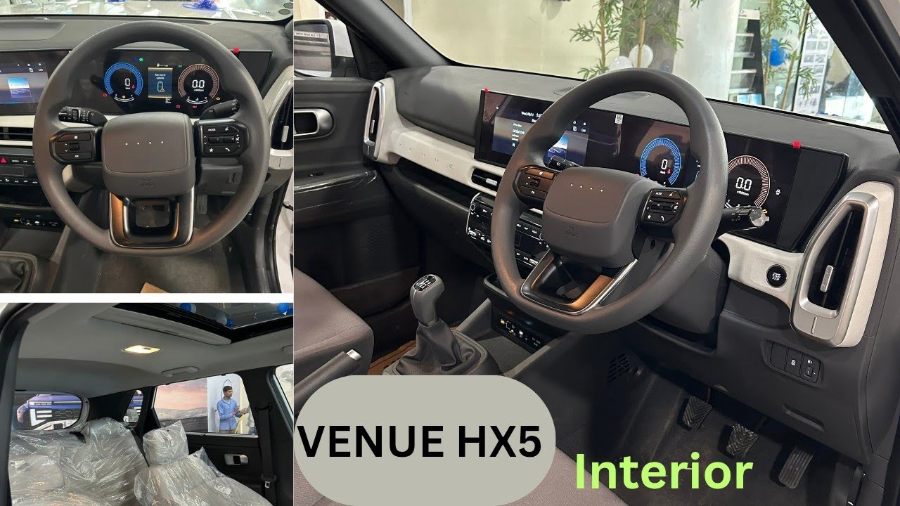 “Hyundai Venue HX5 Interior | Premium Dashboard & Digital Display Look | Harish Drives”