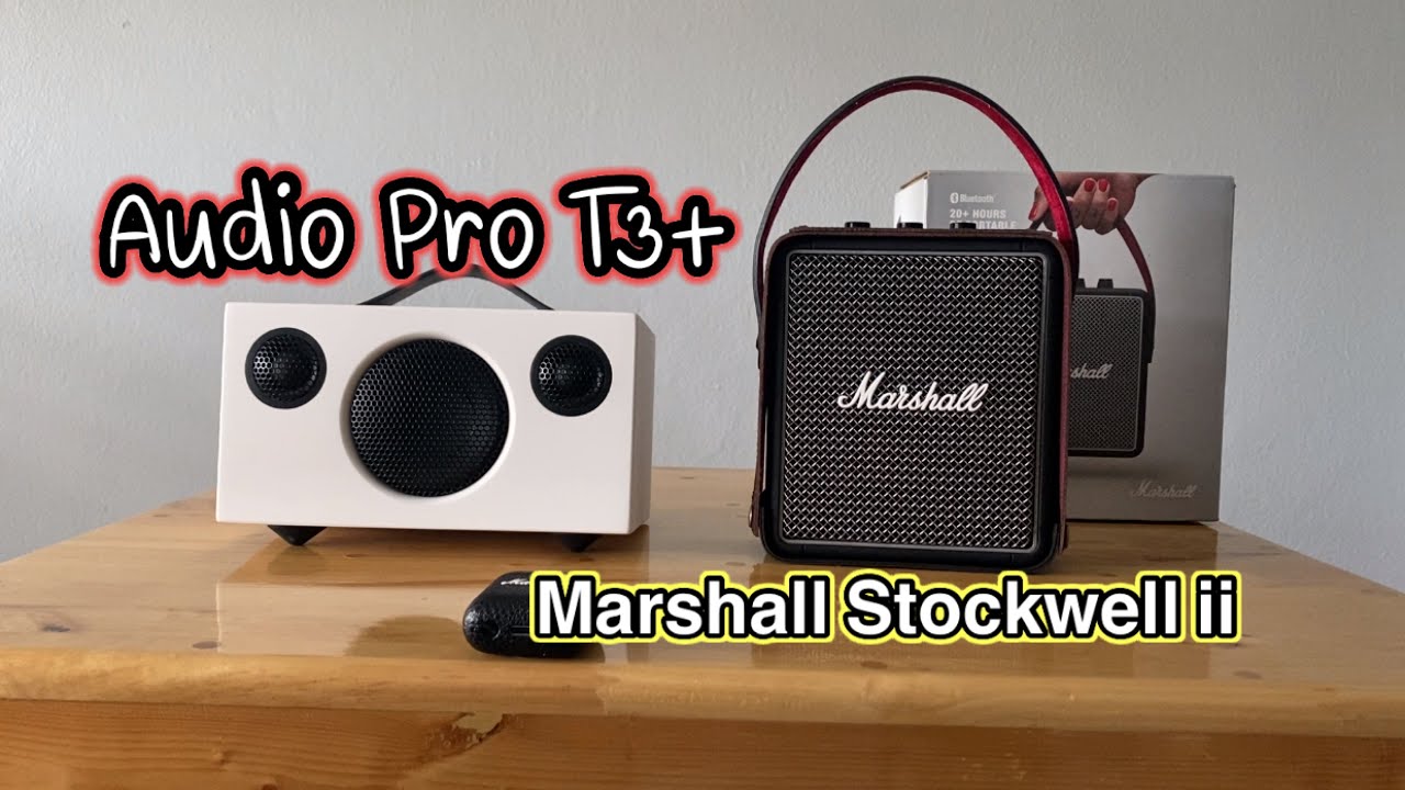 Audio Pro T3+  VS Marshall Stockwell ii  #Stockweel #T3+ #marshall #Audio