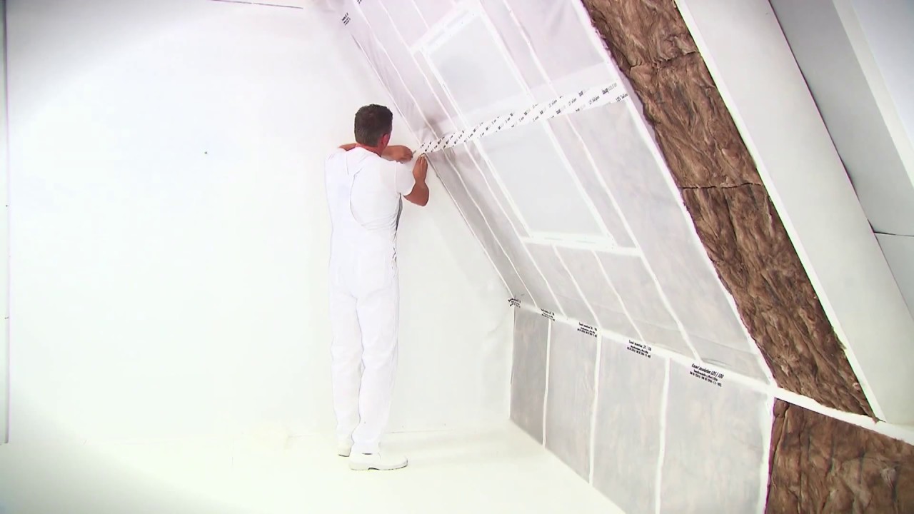 Knauf Insulation EASY Dak - Luchtdicht afwerken - Verwerkingsvideo