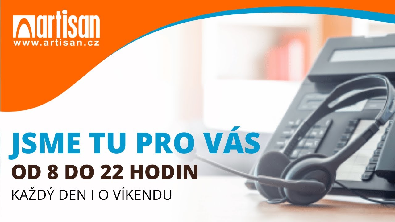 Jsme tu pro v&aacute;s &ndash; Artisan z&aacute;kaznick&aacute; linka