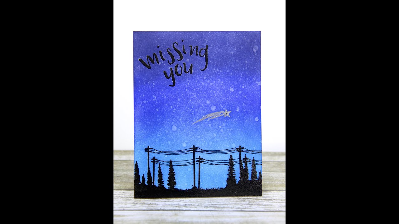 Missing You light-up interactive card