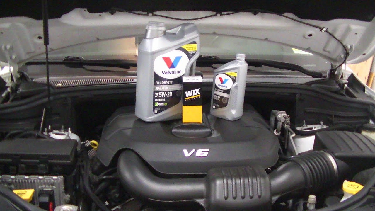 Oil change how to guide 2011-2020 Jeep Grand Cherokee WK2 3.6 pentastar V6