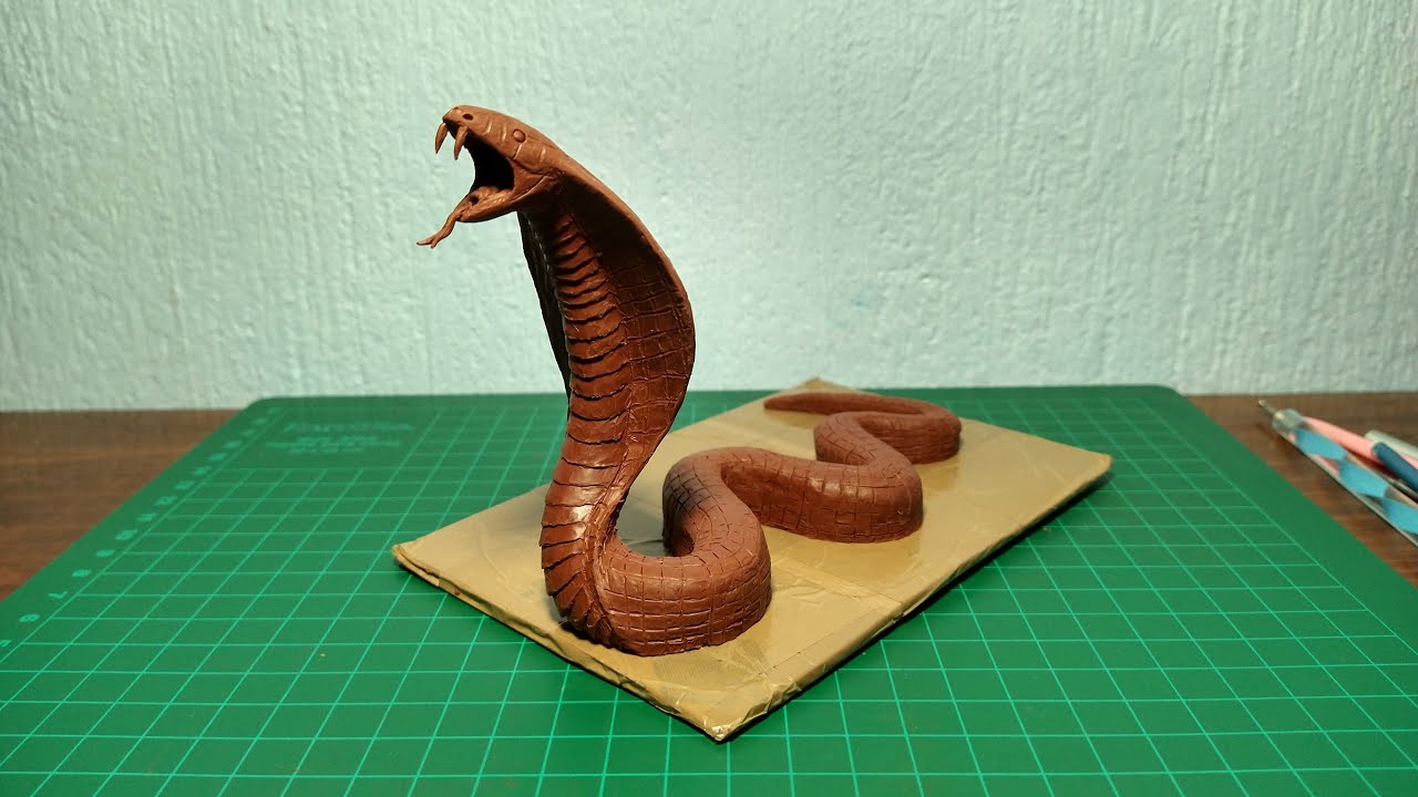 Como Hacer una Cobra con Plastilina | How to Make a Cobra with Clay