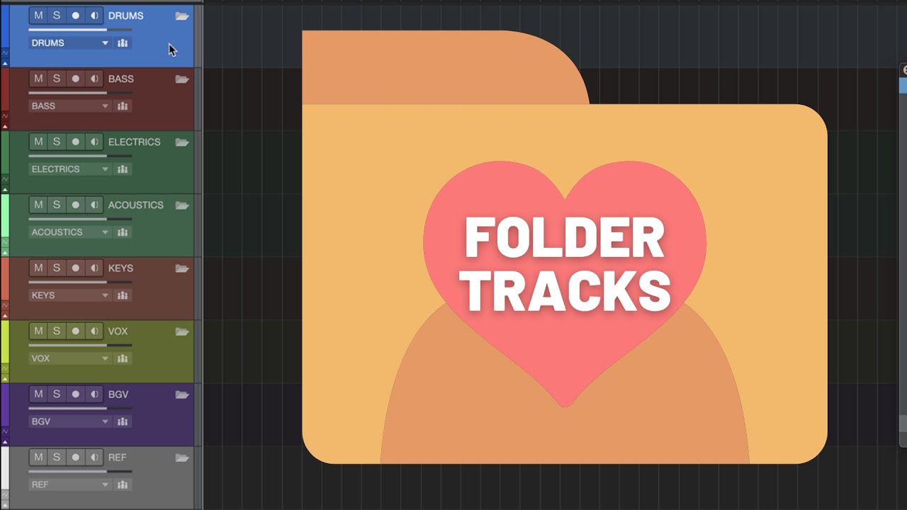 Exploring Folder Tracks in #StudioOne