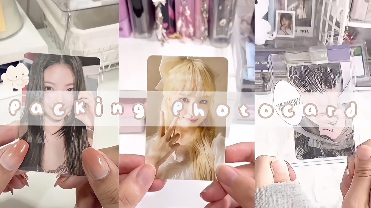 🧚‍♀️☁️ - asmr packing photocard kpop | rikiriki