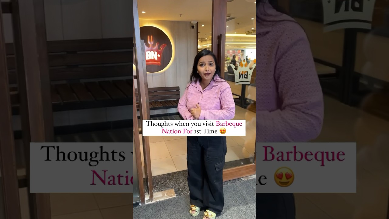 Barbeque Nation Mein Pet Thus ke Khane ki Ninja Technic Ho toh Batao 😅 #Shorts #Viral #Food