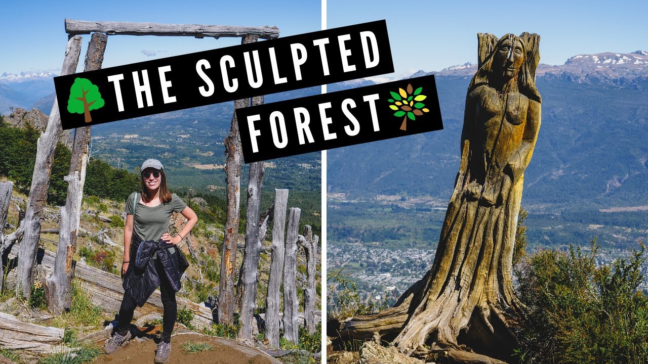 THE SCULPTED FOREST of Patagonia, Argentina 🌲 | Where Burnt Trees Were Turned to Art in El Bolson