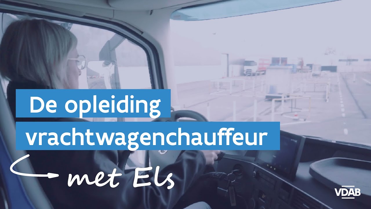 Opleiding vrachtwagenchauffeur starten? Dat kan bij VDAB