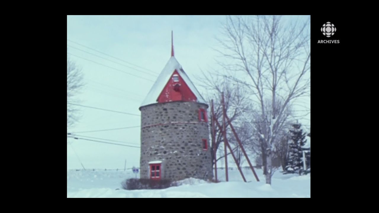 En 1974, l'état des vieux moulins à farine du Québec