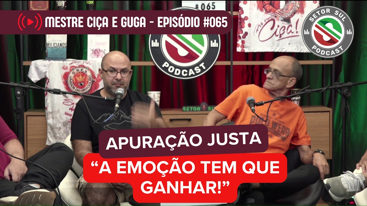 GUGA REBATE POLÊMICA SOBRE ALEGORIA DA VIRADOURO E FALA SOBRE APURAÇÃO