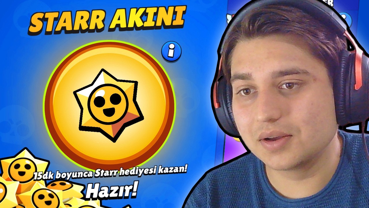 STARR AKINI ETKİNLİĞİNİ BİTİRİYORUZ 😱 Brawl Stars (Canlı Yayın) - sonra rage ve korku