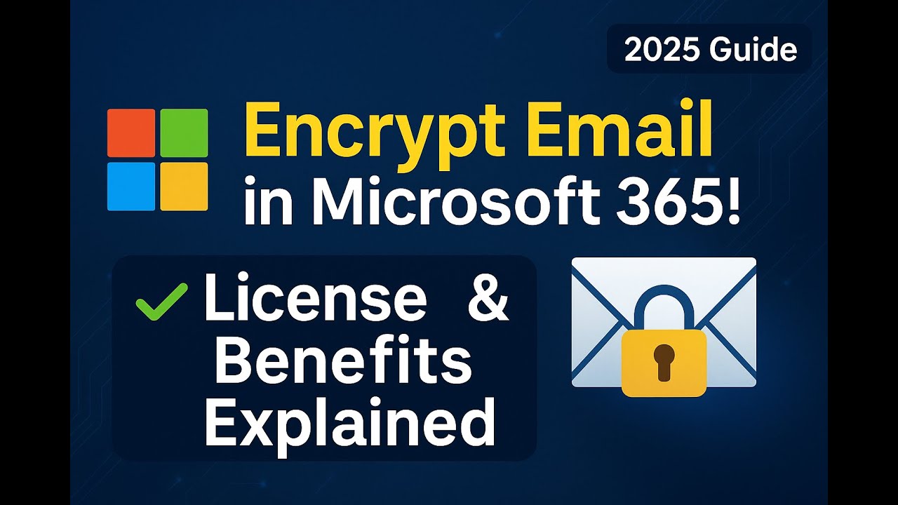 Wymagania dotyczące konfiguracji i licencji szyfrowania poczty e-mail w usłudze Microsoft 365 | S...