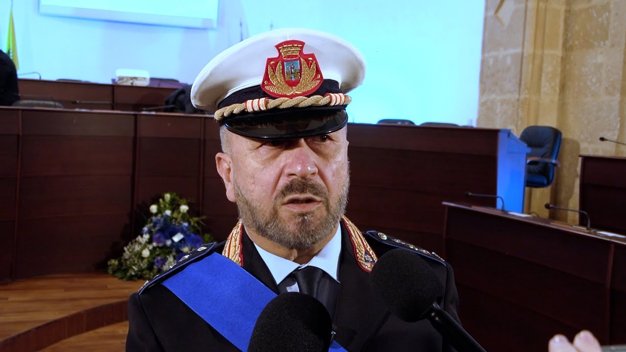 Mazara, Festa della Polizia Municipale  Intervista al com. Vincenzo Menfi