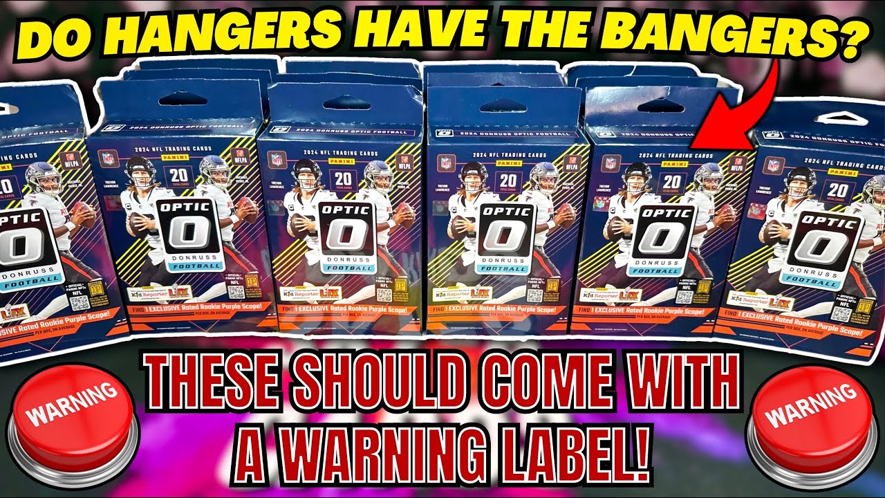 *THESE NEED A WARNING LABEL!🚨 2024 OPTIC FOOTBALL HANGER BOX REVIEW!🏈