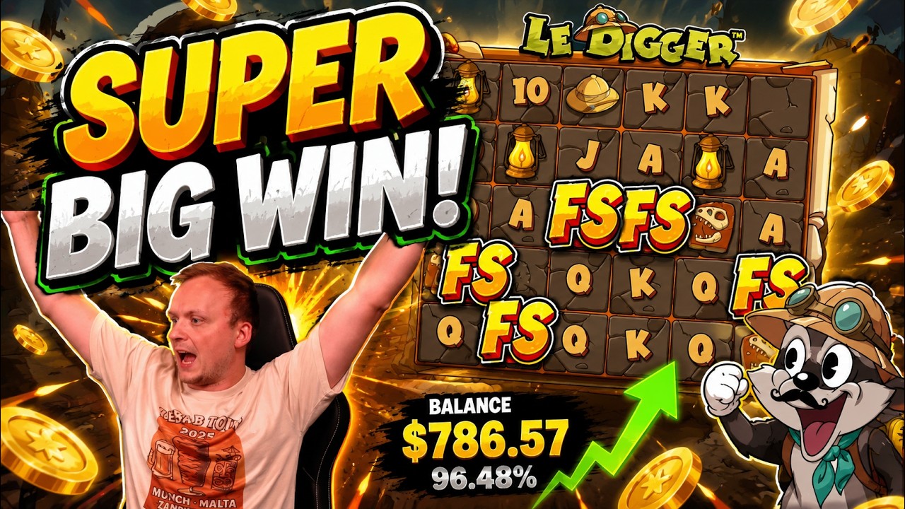 NAJRZADSZY WYZWALACZ?! 5 Scatter SUPER BONUS na Le Digger!