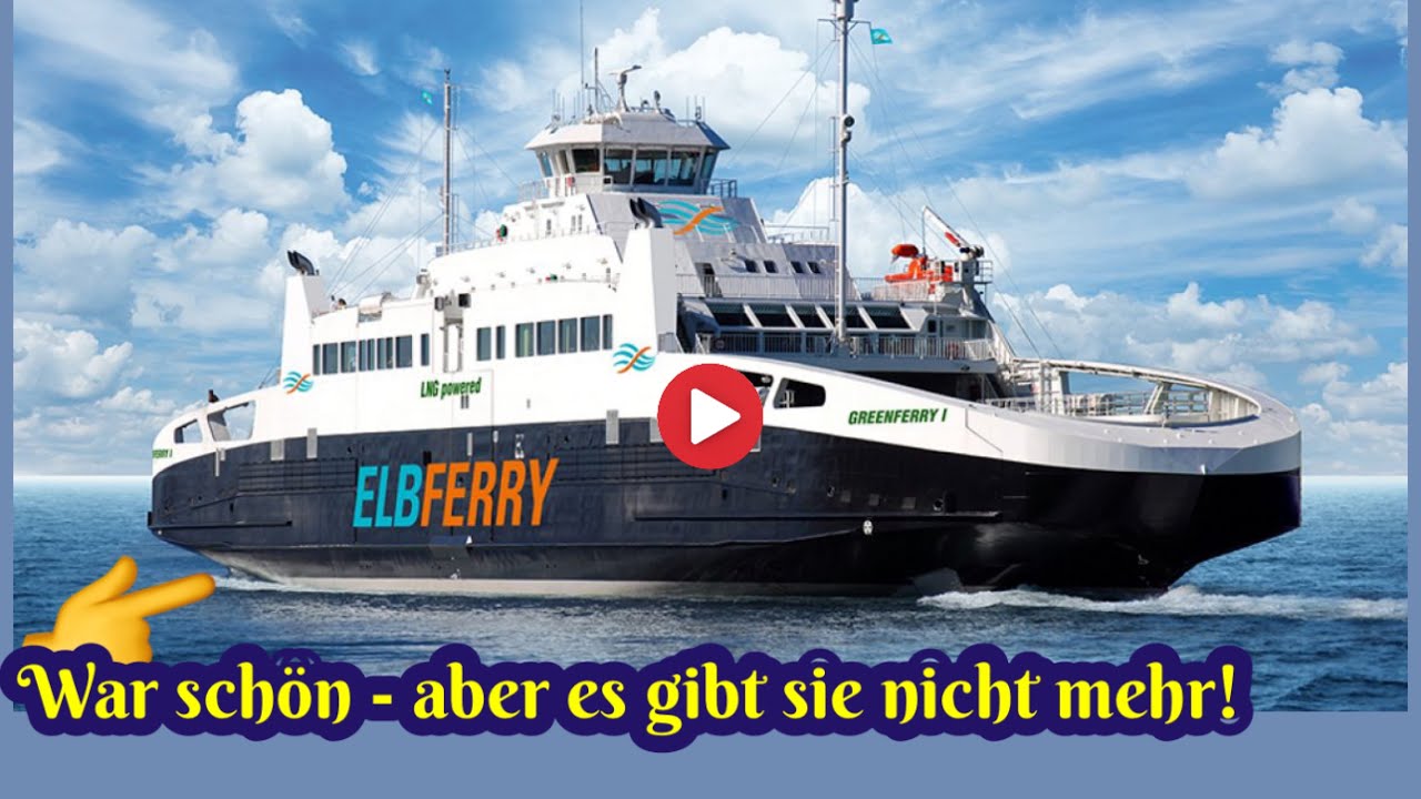 Cuxhaven - Brunsb&uuml;ttel: Jungfernfahrt mit Greenferry 1 am 1. M&auml;rz 2021