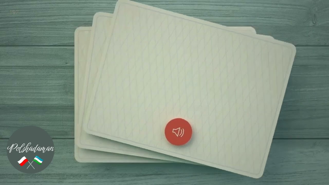 o'zbek-polski 2. polski yazik. polsha tili. palyak tili video darsligi - 2. palyakchani o'rganamiz.