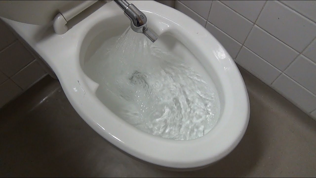 🚽 Bathroom Tour: Vintage Standard Hospital Toilet at Hampton Roads Specialty Hospital