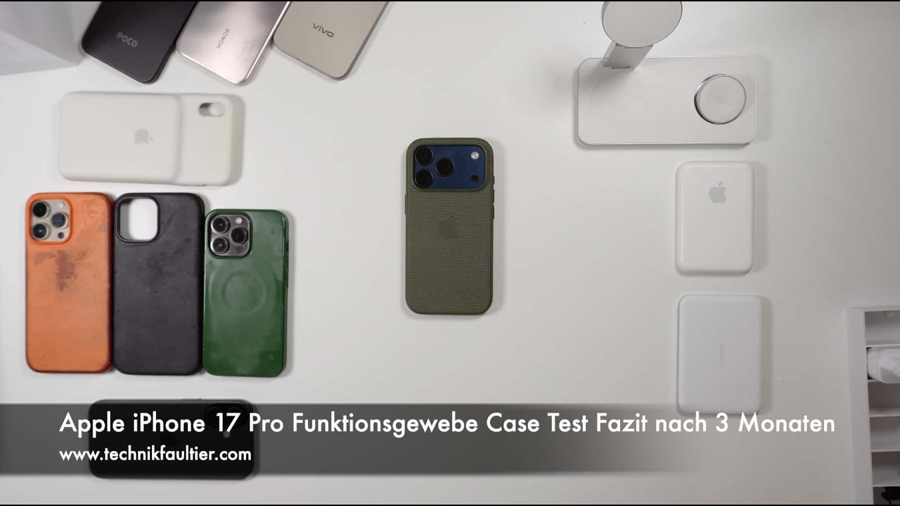 Apple iPhone 17 Pro Funktionsgewebe Case Test Fazit nach 3 Monaten