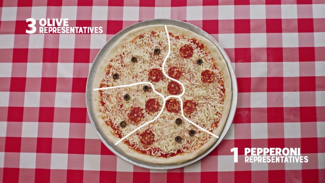 Gerrymandering Explained... With Pizza!