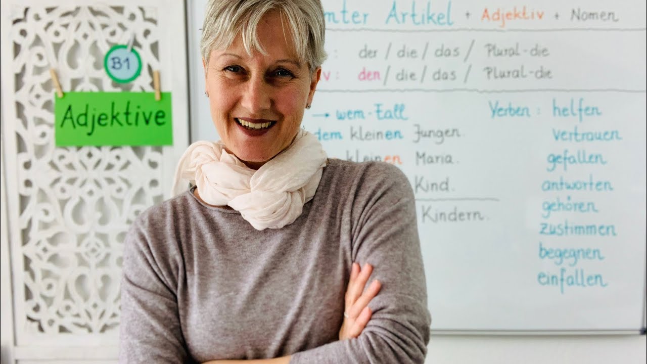 bestimmter Artikel + Adjektiv + Nomen | Dativ | B1 | Deutsch lernen
