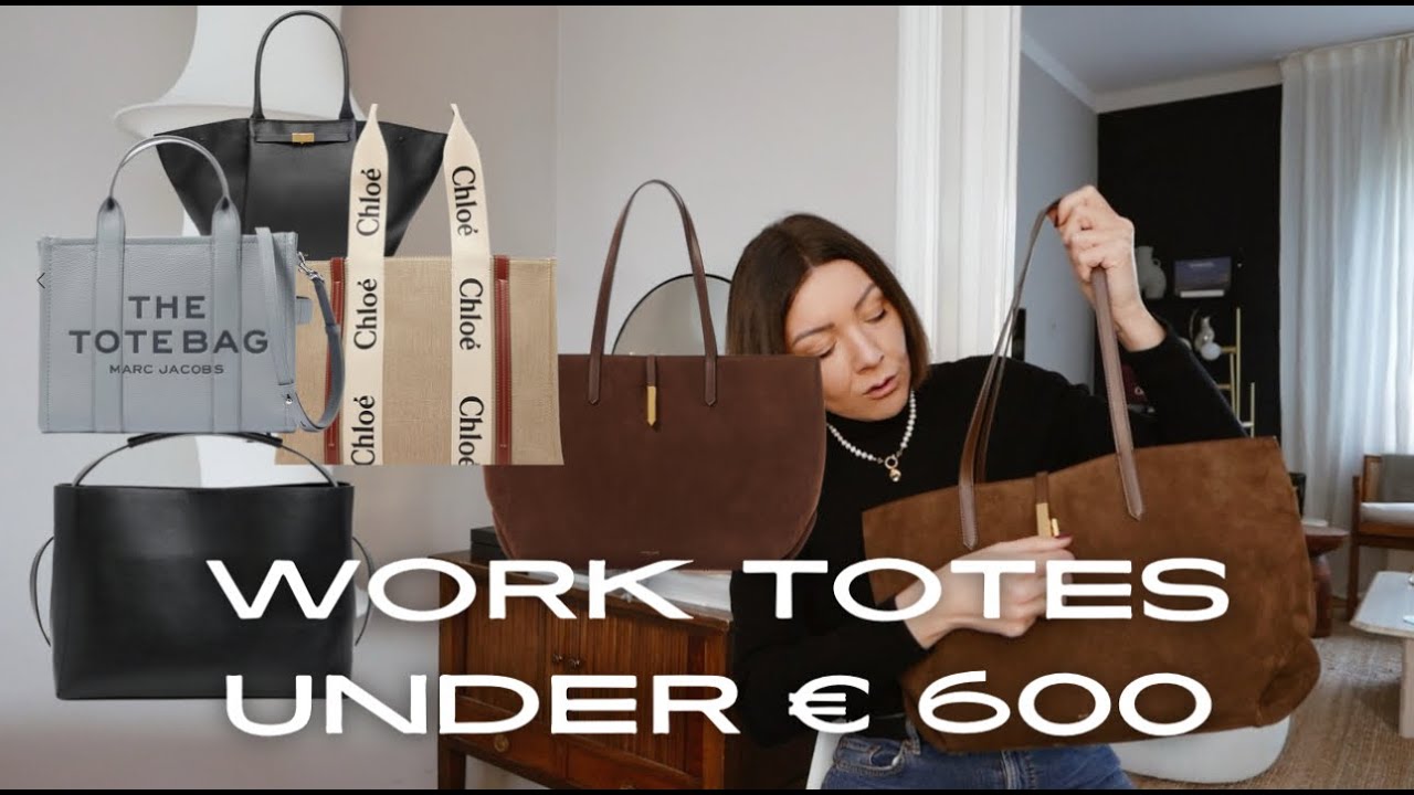 MID-RANGE TOTE BAGS UNDER 600&euro; | The best mid-luxe office work tote bags that can fit a laptop