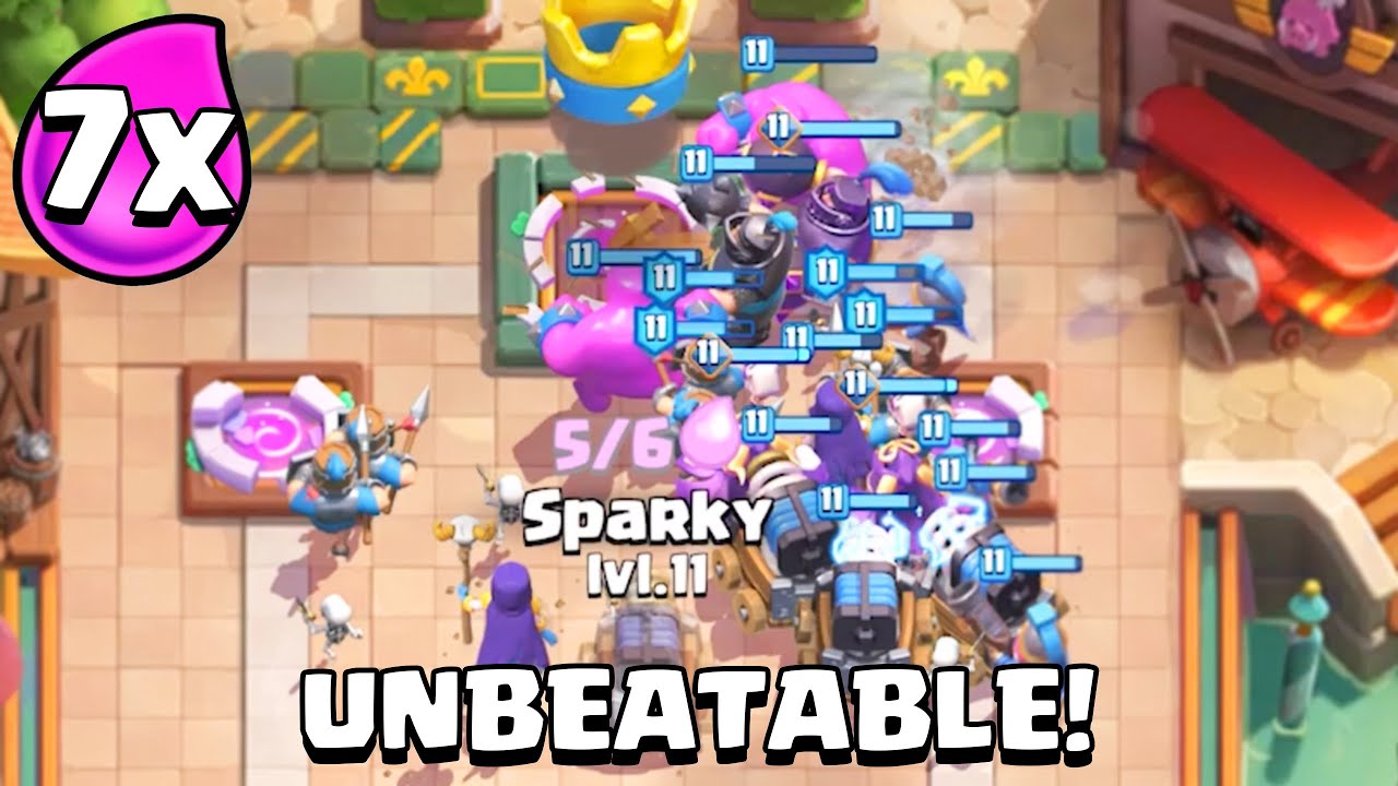 7x Elixir 100% Win Rate Deck..