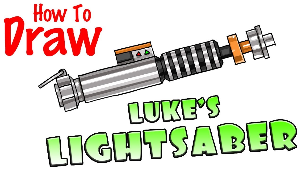 How to Draw Luke Skywalker's Lightsaber