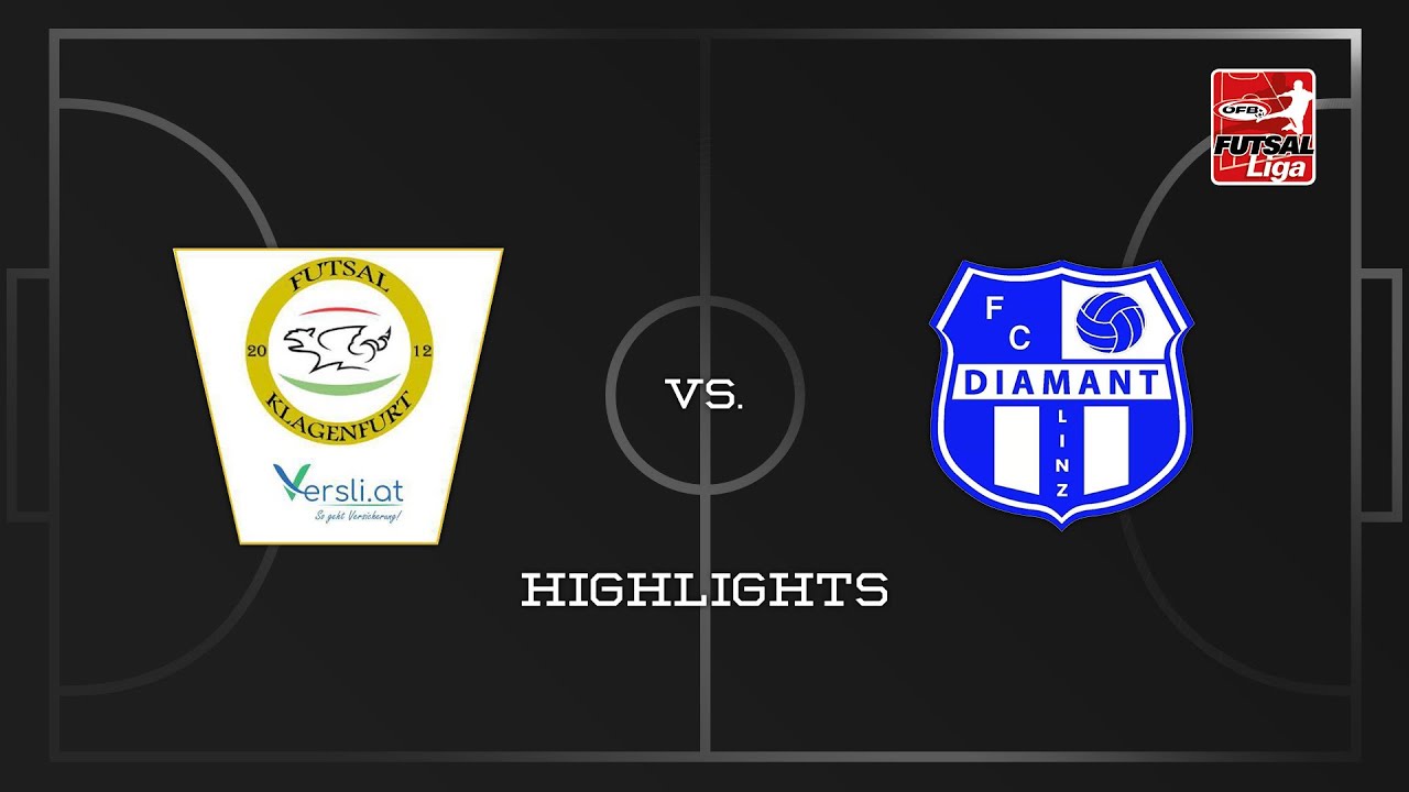 Highlights | Futsal versli.at Klagenfurt : FC Diamant Linz - 4:5 i.E. | 1. ÖFB Futsal Liga