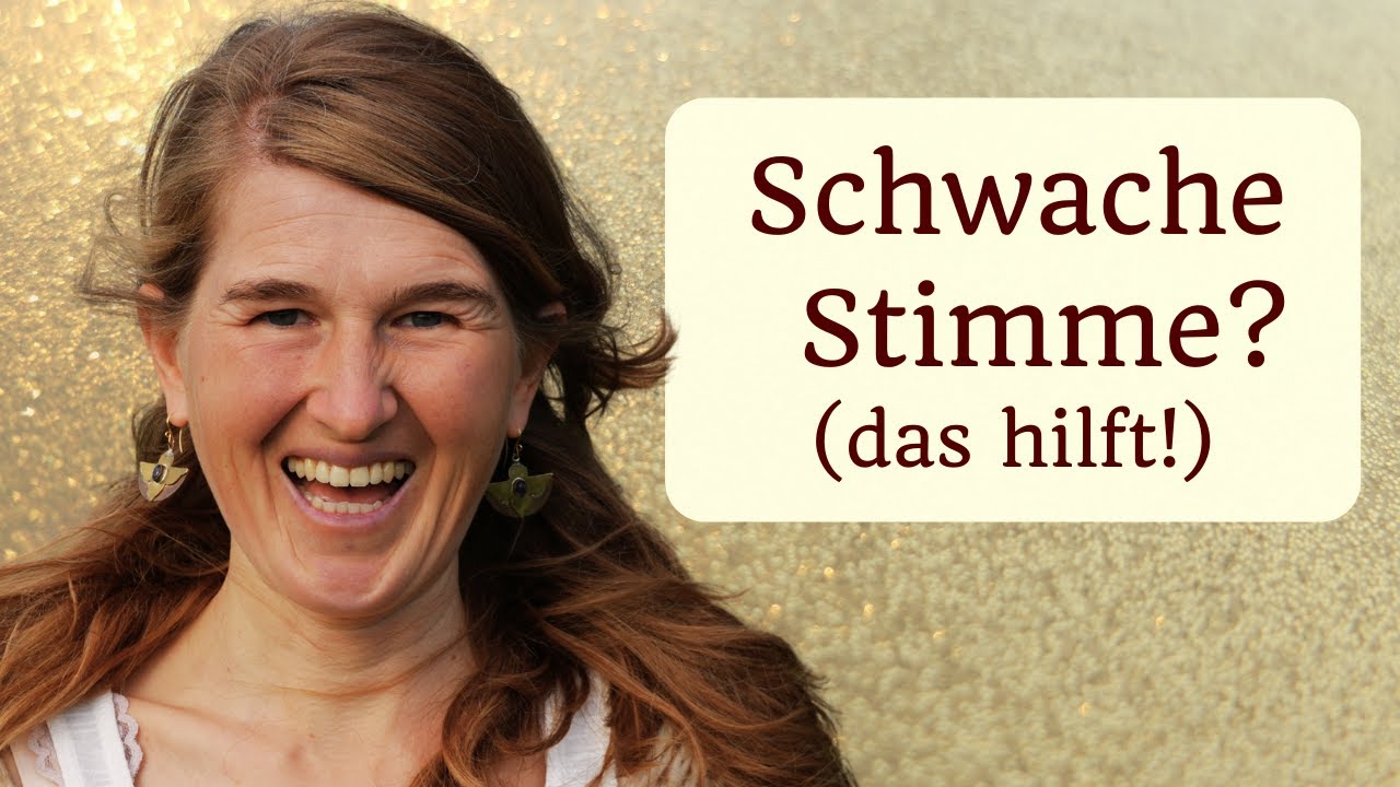 So kräftigst du deine Stimme