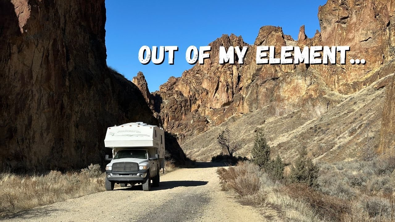 This Place Is Different... Truck Camping In A REMOTE Canyon Landscape