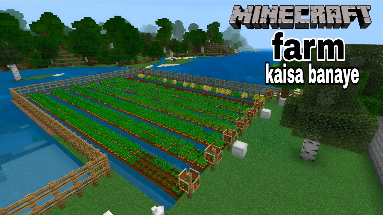 Minecraft mein Farm House Kaisa Banaya  || gameplayer #9