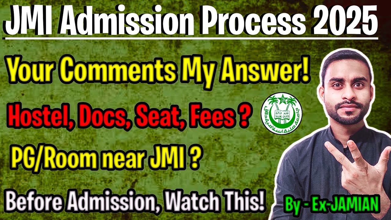 Confused After Jamia Result | Full Admission Process + Hostel Tips 🔥