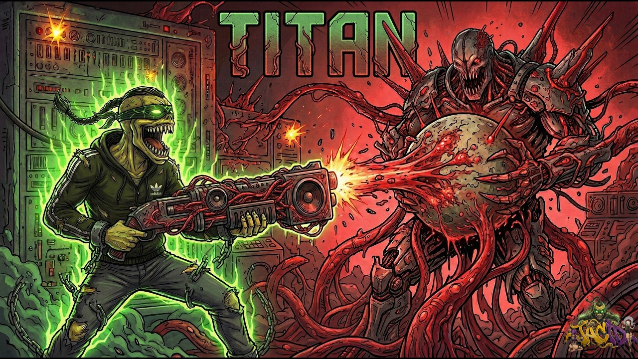🌑 Jäcid - TITAN  ⚔️🌑 Hybrid Psytrance x Tekno | (Cybertrance x Cybertek 🌌)