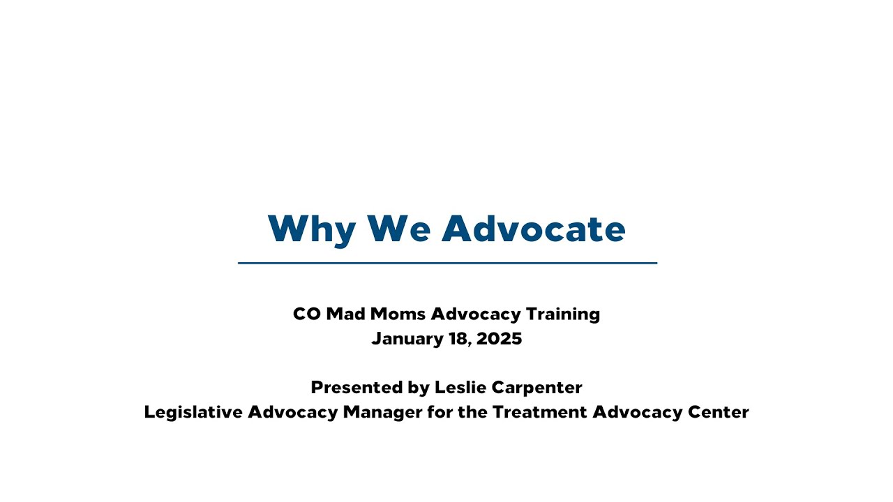 1 Why We Advocate