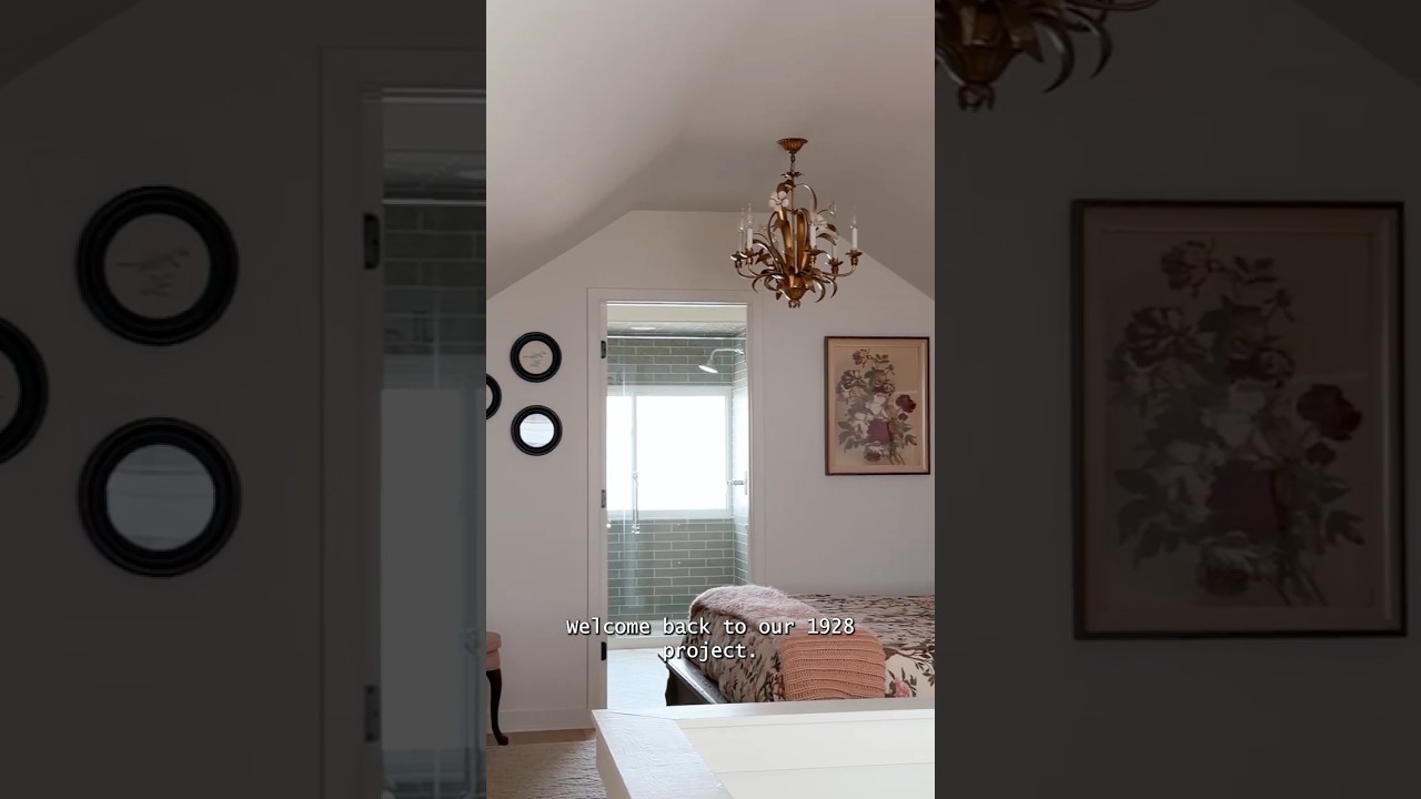 Old Lincoln Nebraska Attic Transformed into a Cozy Primary Suite