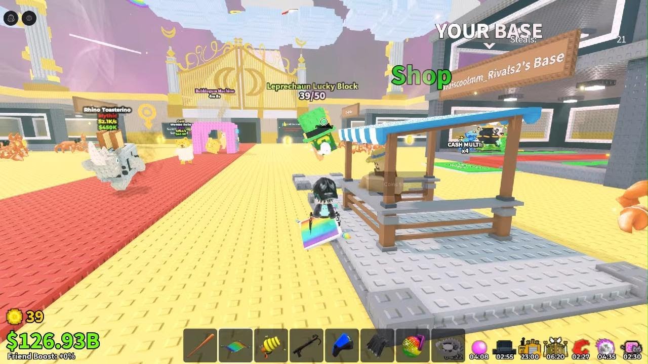 steal a brainrot update, but Getting New and rare brainrots